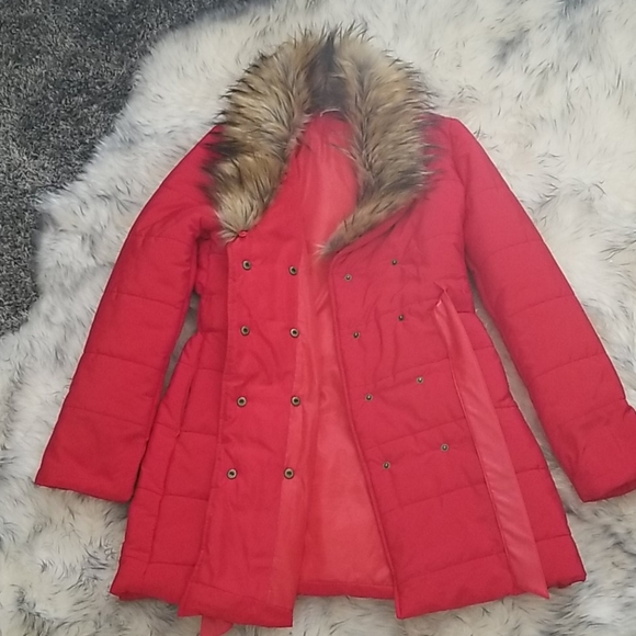 Fall/ Winter Red Puffer Jacket - Picture 13 of 15